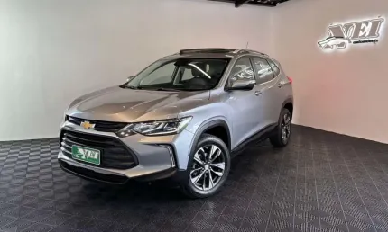 Chevrolet tracker premier 1.2 turbo 12v flex aut.  - prata - 2023/2024