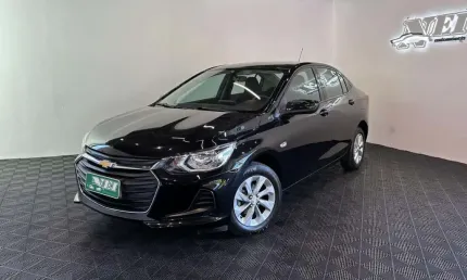 Chevrolet onix sedan plus lt 1.0 12v flex 4p mec.  - preta - 2022/2023