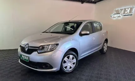 Renault sandero expression flex 1.0 12v 5p  - prata - 2017/2018