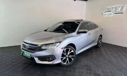 Honda civic sedan touring 1.5 turbo 16v aut.4p  - prata - 2018/2019