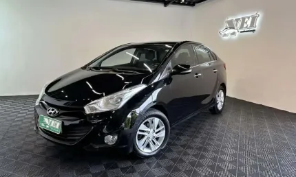 Hyundai hb20s premium 1.6 flex 16v aut. 4p  - preta - 2014/2015