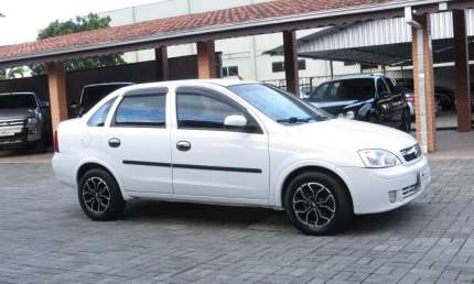 Chevrolet corsa sedan 1.8 mpfi flexpower 8v 4p - branca - 2004/2004
