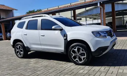 Renault duster iconic 1.6 16v flex aut.  - branca - 2020/2021