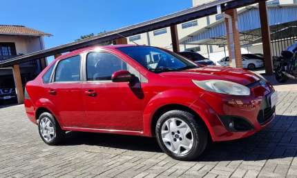 Ford fiesta sed. 1.6 8v flex 4p - vermelha - 2010/2011