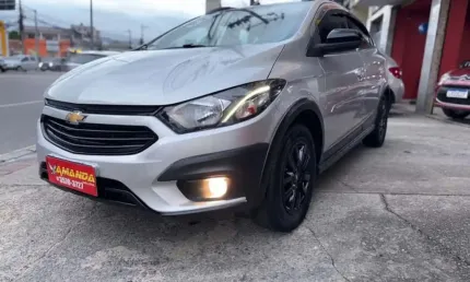 Chevrolet onix activ 1.4 8v flex aut. 4p - prata - 2019/2019