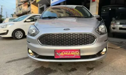 Ford ka 1.5 titanium 12v flex 5p aut. - prata - 2019/2019
