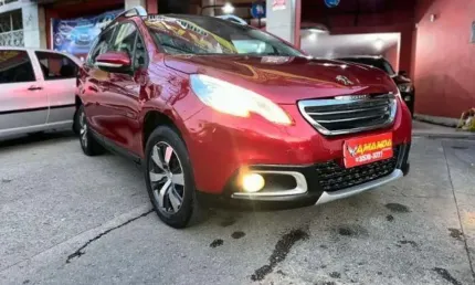 Peugeot 2008 griffe 1.6 flex 16v 5p aut. - vermelha - 2016/2017
