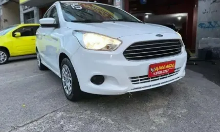 Ford ka sedan 1.5 16v flex 4p - branca - 2015/2015