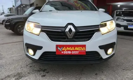 Renault logan iconic flex 1.6 16v 4p aut - branca - 2020/2020