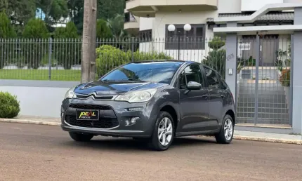 Citroën c3 tendance 1.5  - cinza - 2014/2015