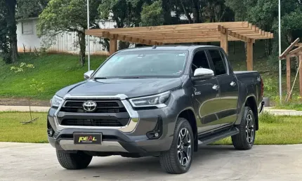 Toyota hilux limited - cinza - 2022/2023