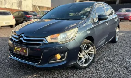 Citroën c4 exclusive 1.6  - azul - 2013/2014