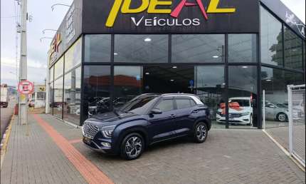 Hyundai creta limited 1.0 - azul - 2022/2023