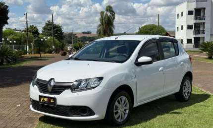 Renault sandero expression hi-power 1.6 8v 5p  - branca - 2014/2015