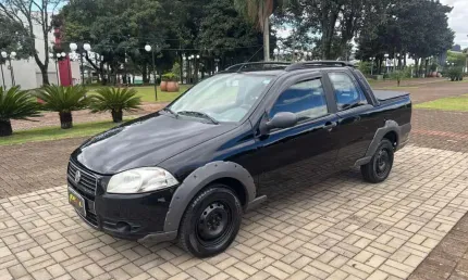 Fiat strada working cd - preta - 2011/2012