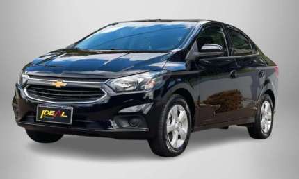 Chevrolet prisma  1.4 lt - preta - 2019/2019