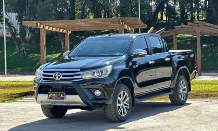 Toyota hilux cdsrxa4fd - preta - 2017/2018