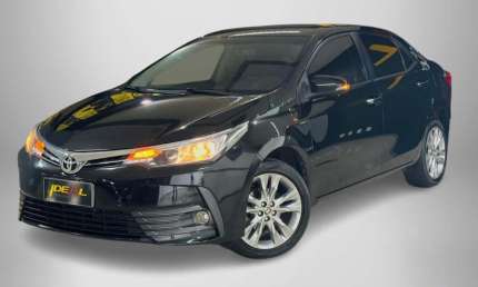 Toyota corolla xei 2.0 flex  - preta - 2018/2019