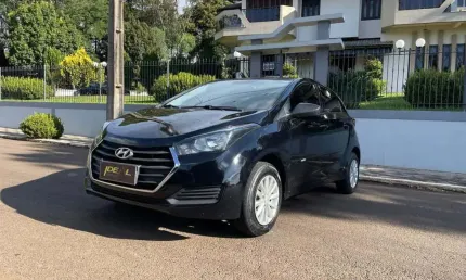 Hyundai hb20 unique 1.0  - preta - 2018/2019