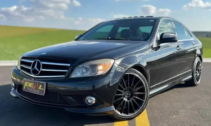 Mercedes-benz c-350 sport 3.5 v6  - preta - 2007/2008