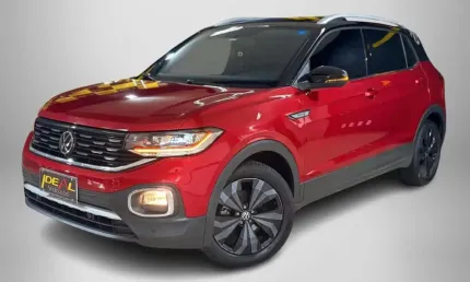Volkswagen t-cross highline tsi - vermelha - 2024/2024