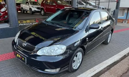 Toyota corolla 1.8 - preta - 2005/2005