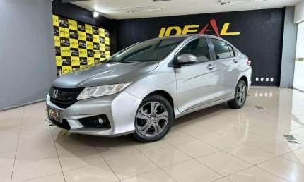 Honda city lx 1.5 - cinza - 2015/2015