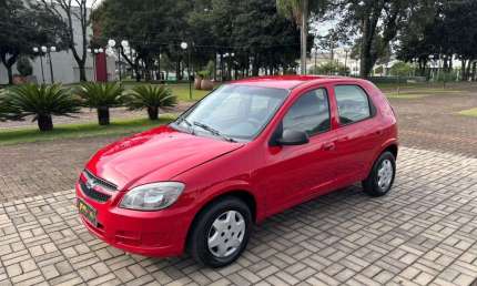 Chevrolet celta 1.0l lt - vermelha - 2012/2013