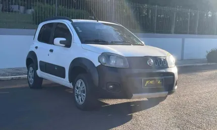 Fiat uno way 1.0 - branca - 2014/2014