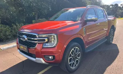 Ford ranger limited 4x4 - laranja - 2023/2024
