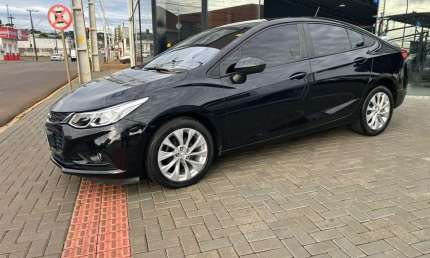 Chevrolet cruze lt turbo - preta - 2017/2017