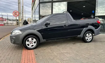 Fiat strada working - preta - 2014/2015