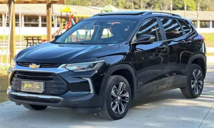Chevrolet tracker premier 1.2 - preta - 2020/2021