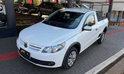 Volkswagen saveiro 1.6 cs - branca - 2010/2011