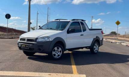 Fiat strada hard working 1.4 - branca - 2018/2018