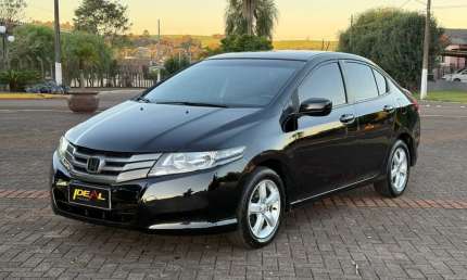 Honda city sedan lx 1.5 flex 16v 4p aut.  - preta - 2011/2012