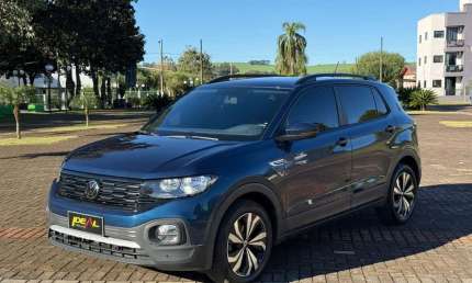 Volkswagen t-cross comfor. 200 tsi 1.0 flex 5p aut. - azul - 2023/2024
