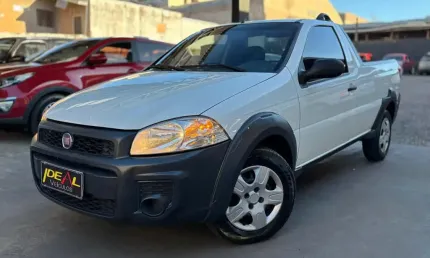 Fiat strada hard working 1.4  - branca - 2019/2020