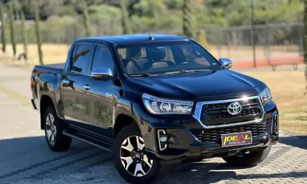 Toyota hilux cd srx 4x4 2.8 tdi 16v diesel aut.  - preta - 2019/2020
