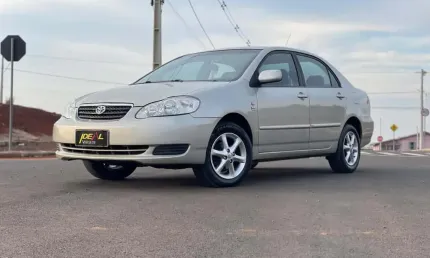 Toyota corolla xli 1.8 - bege - 2007/2008
