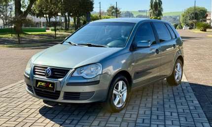 Volkswagen polo 1.6 - cinza - 2008/2009