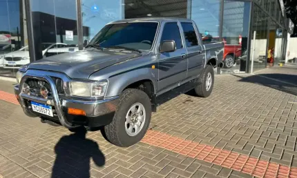 Toyota hilux sr 4x4 3.0 turbo diesel  - prata - 2002/2002