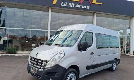 Renault master 2.3 dci std 16 lugares - prata - 2013/2014
