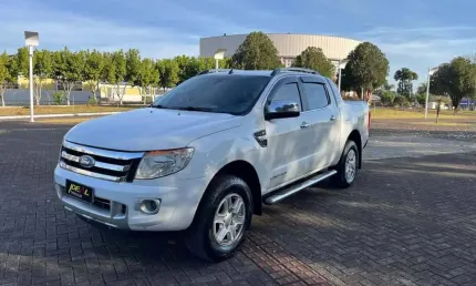 Ford ranger  ltd 3.2 4x4 cd diesel - branca - 2014/2014