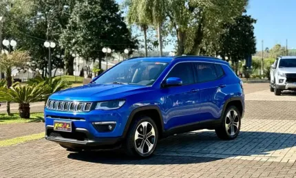 Jeep compass longitude 2.0 4x2 flex 16v aut.  - azul - 2016/2017
