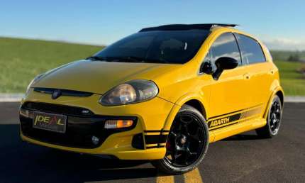 Fiat punto 1.4 t-jet  - amarela - 2014/2014