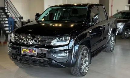 Volkswagen amarok highline v6 - preta - 2023/2023