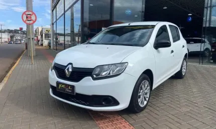 Renault sandero authentique  - branca - 2017/2017
