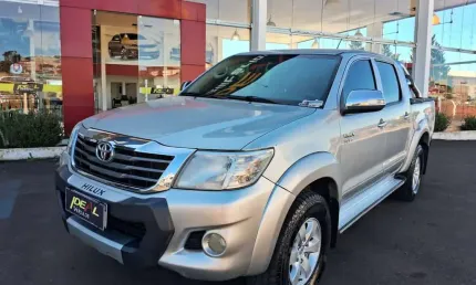 Toyota hilux 4x4 srv - prata - 2012/2013