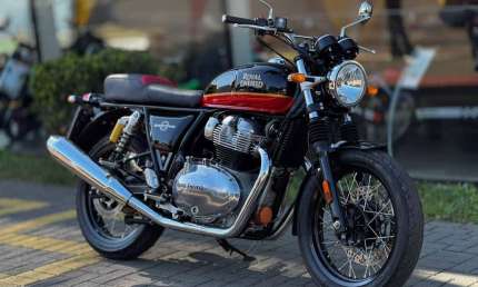 Royal enfield interceptor 650cc - preta - 2022/2023